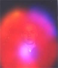 Spirituele afbeelding met licht en kleur